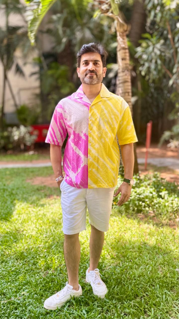 Twilight Gold Tie-Dye Unisex Shirt