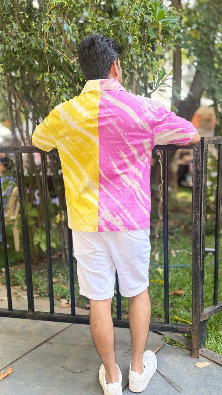 Twilight Gold Tie-Dye Unisex Shirt