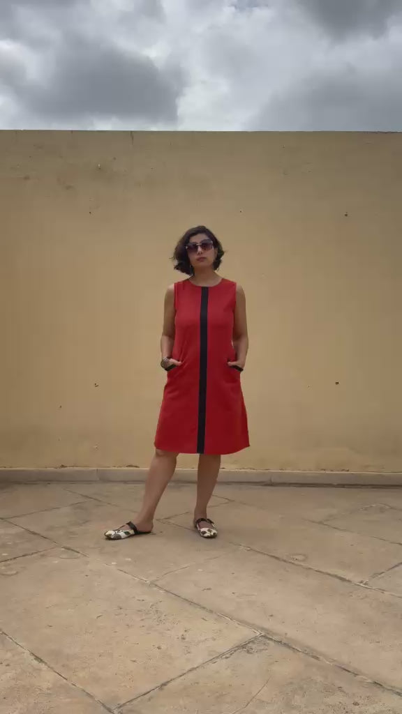 Scarlet Panel Dress